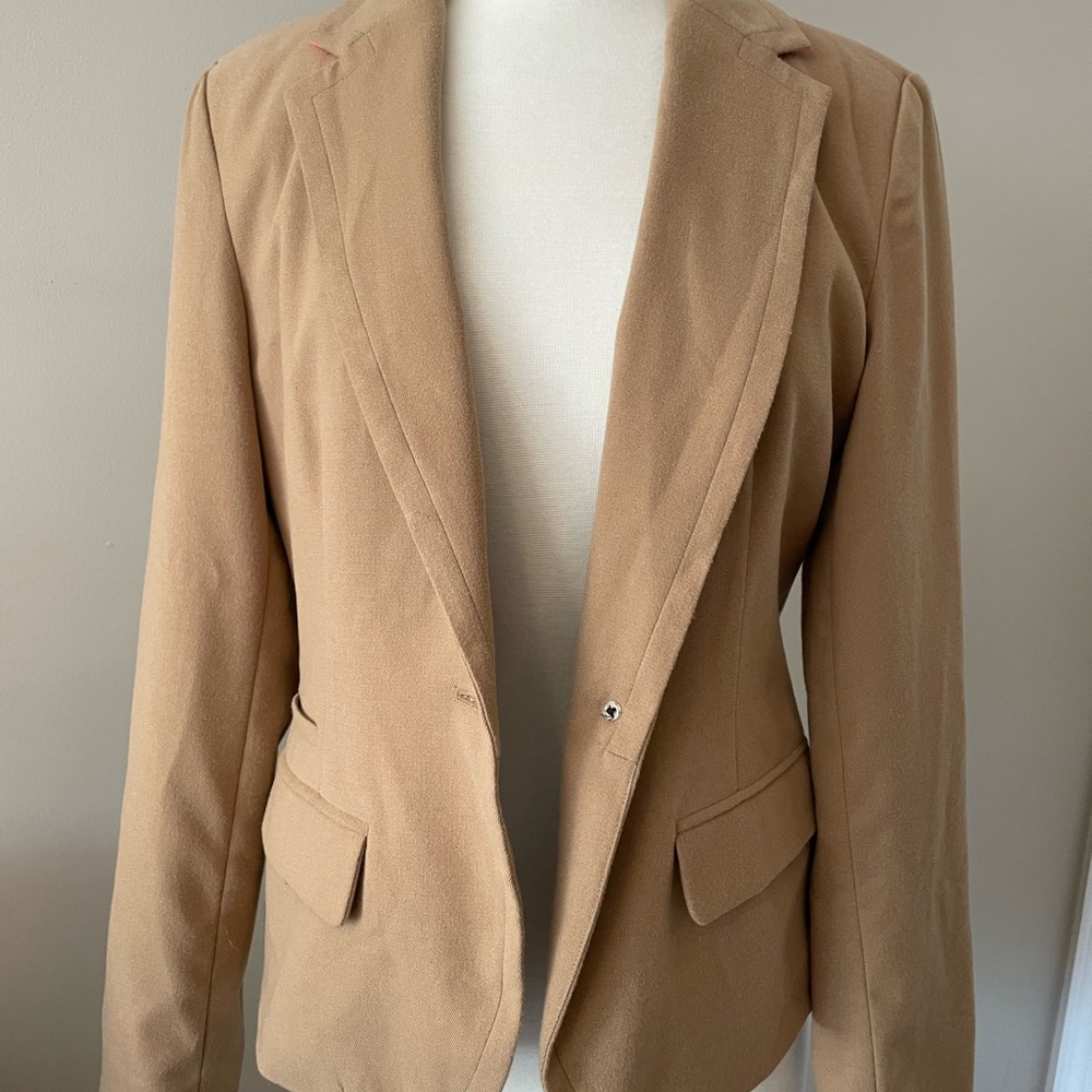 Merona tan, camel blazer, size 12, like new